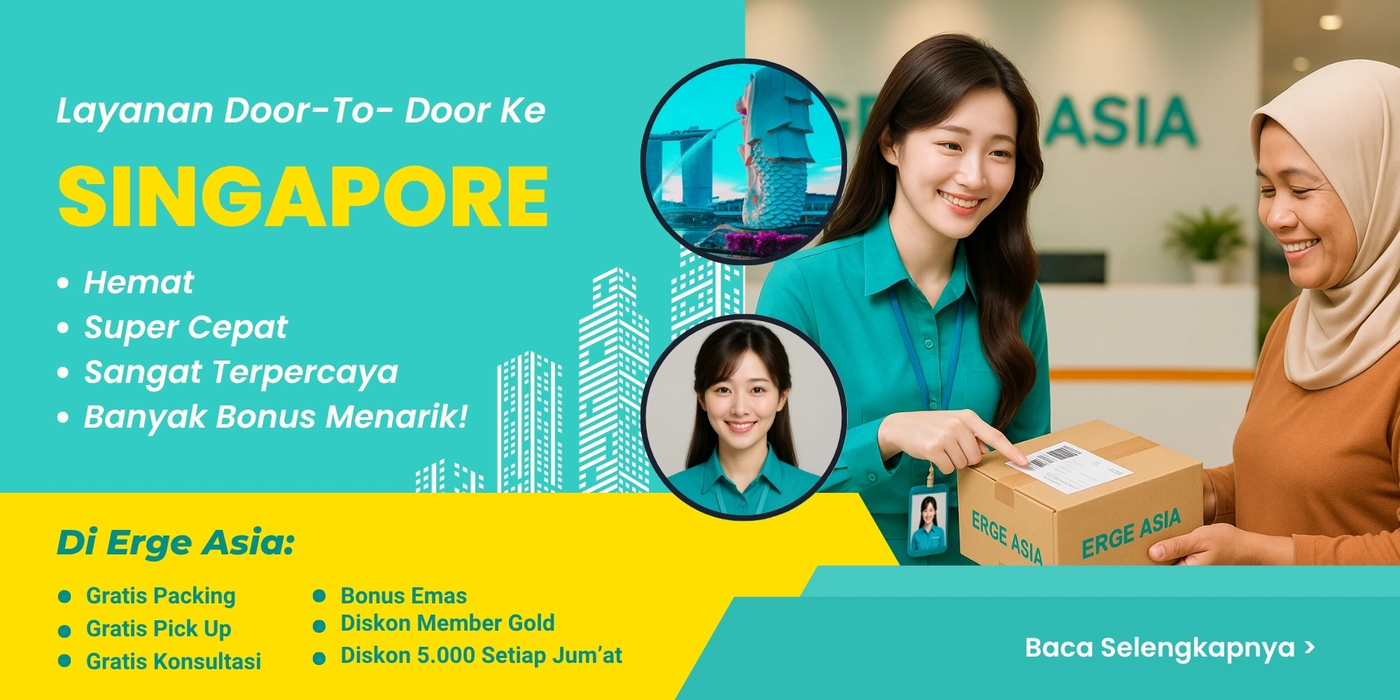 Layanan Door to Door ke Singapura: Super Cepat, Sangat Terpercaya, dan Bonus Menarik!